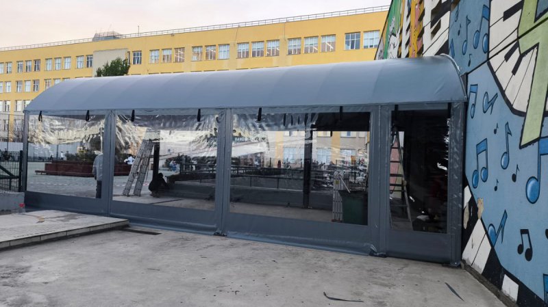 Şeffaf Branda Kış Bahçesi