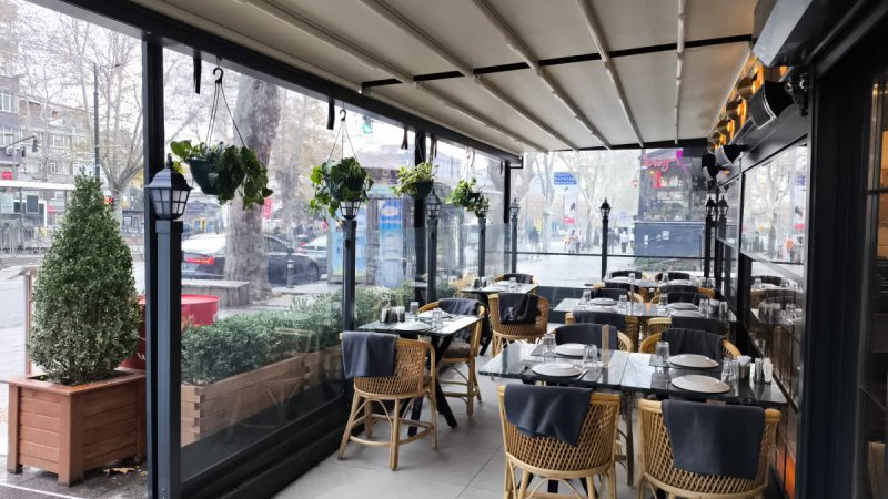 Motorlu Pergola ve Şeffaf Branda